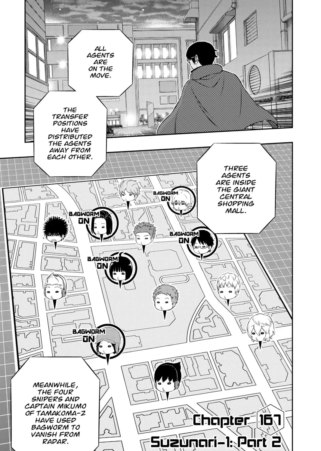World Trigger Chapter 167 page 1 - 