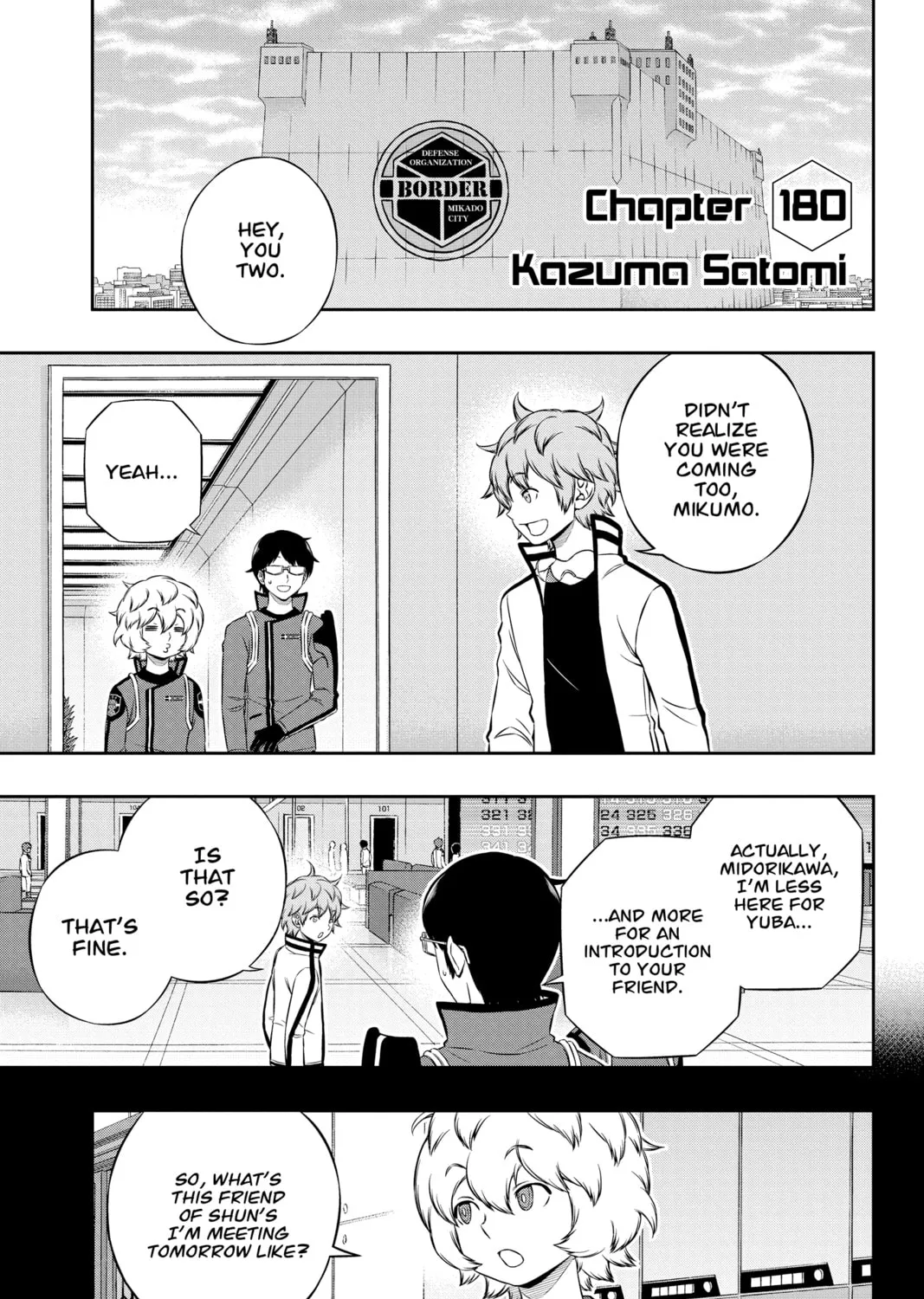 World Trigger Chapter 180 page 1 - 