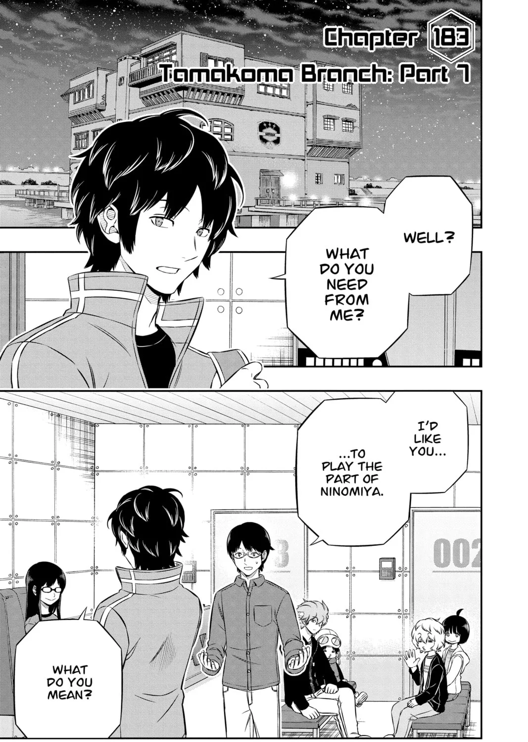 World Trigger Chapter 183 page 1 - 