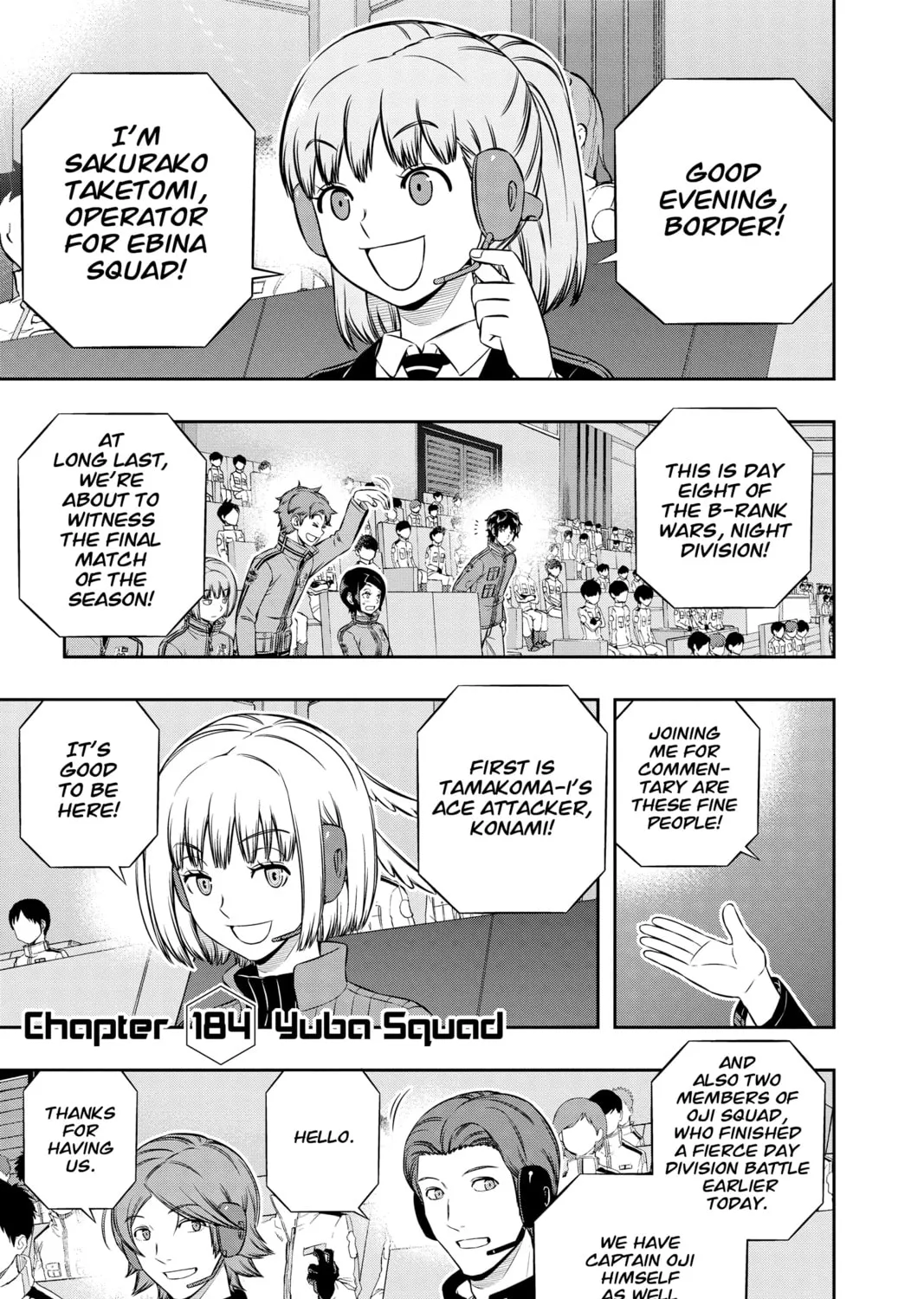 World Trigger Chapter 184 page 1 - 