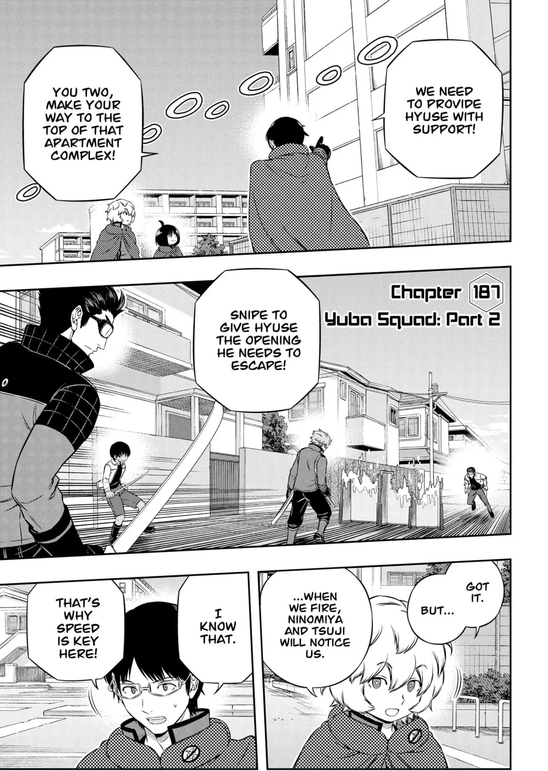 World Trigger Chapter 187 page 1 - 