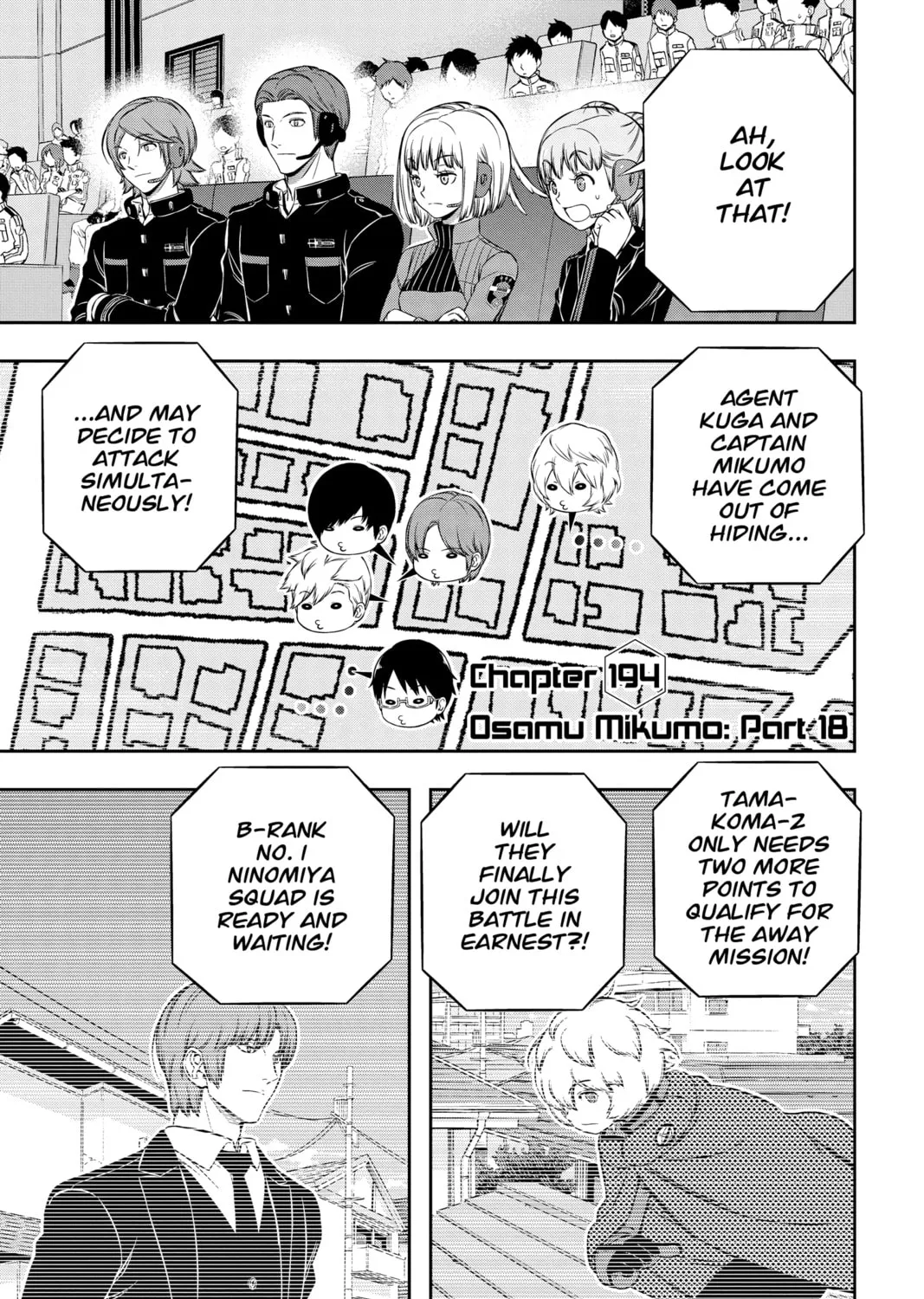 World Trigger Chapter 194 page 1 - 