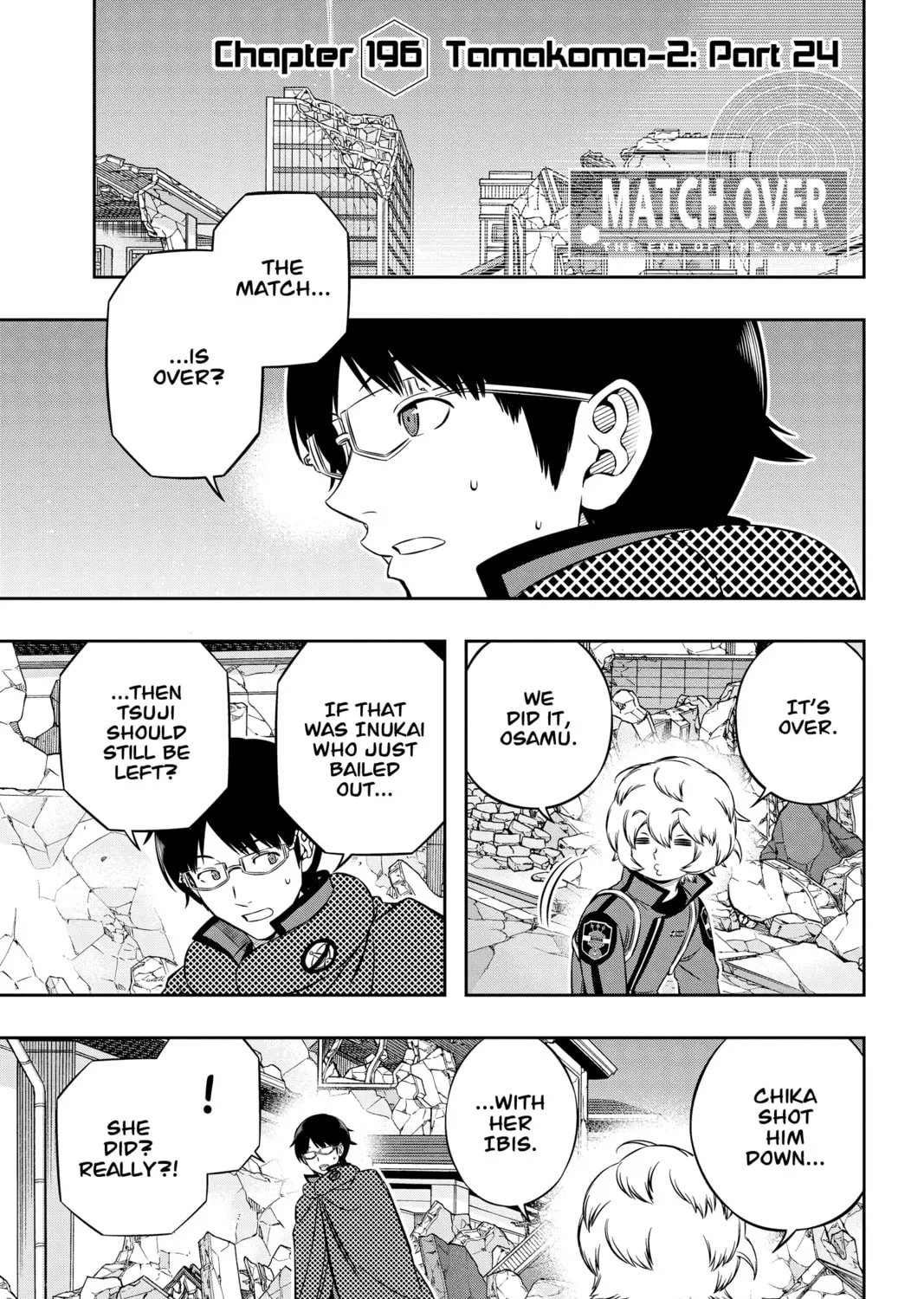 World Trigger Chapter 196 page 1 - 