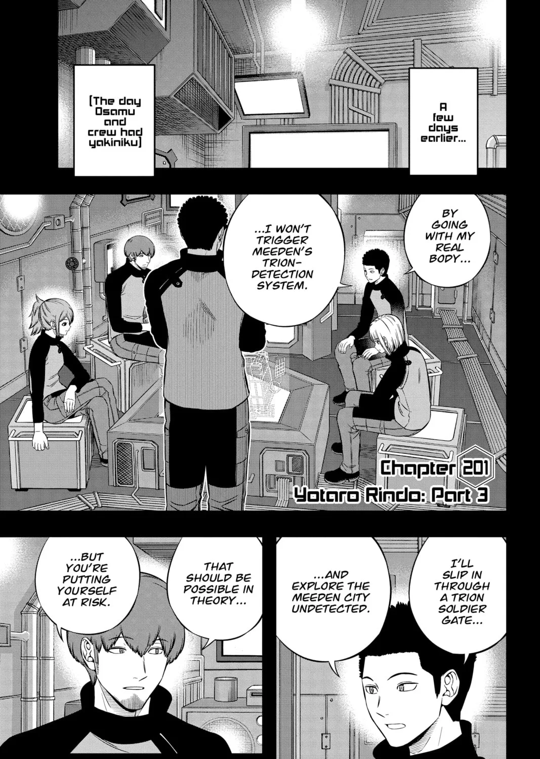 World Trigger Chapter 201 page 1 - 