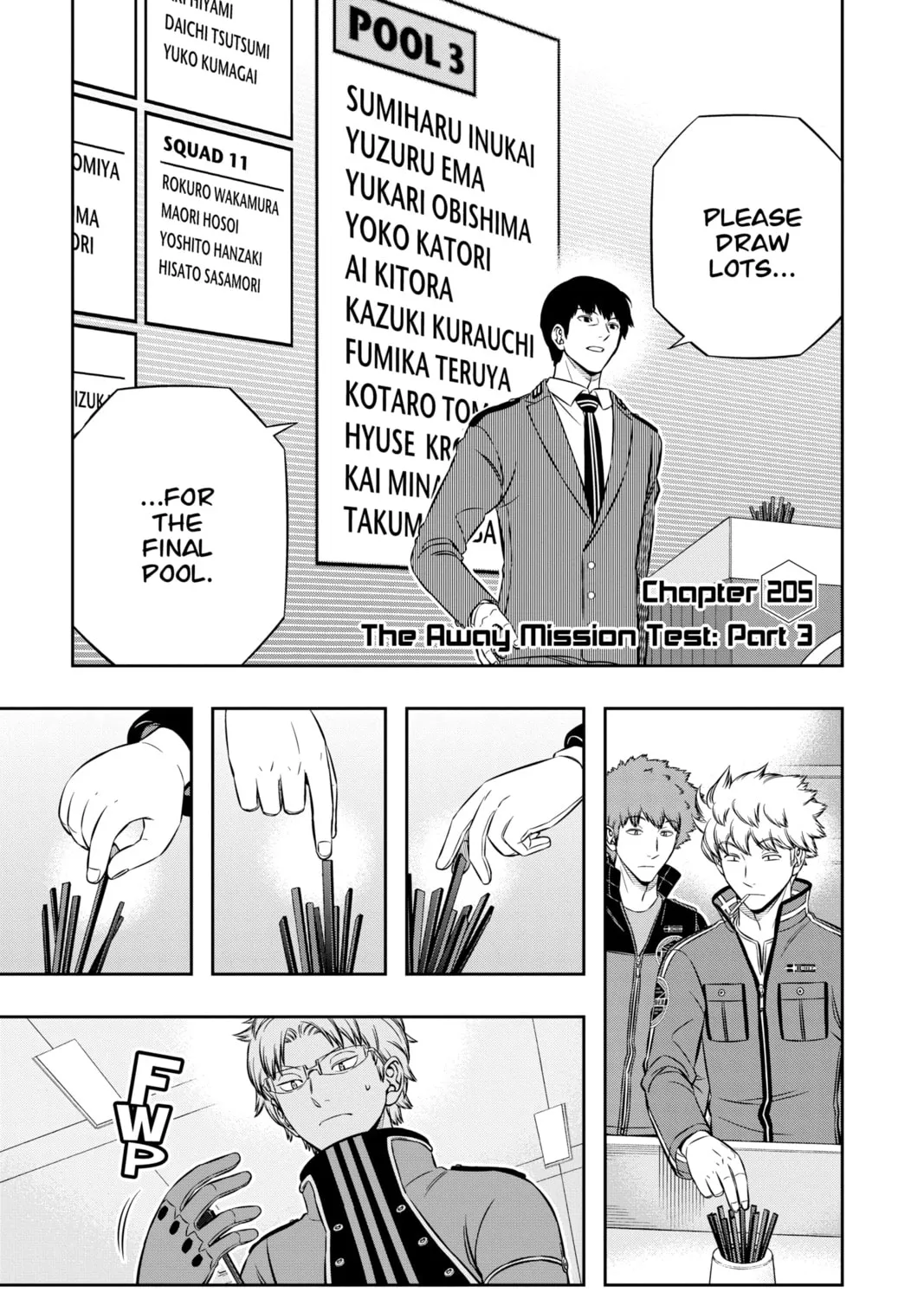 World Trigger Chapter 205 page 1 - 
