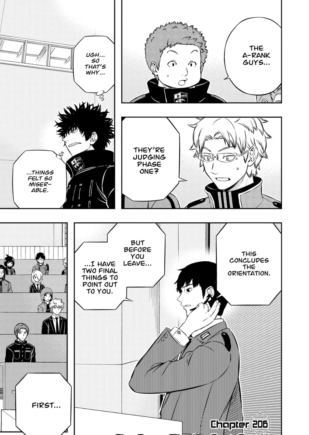 World Trigger Chapter 206 page 1 - 