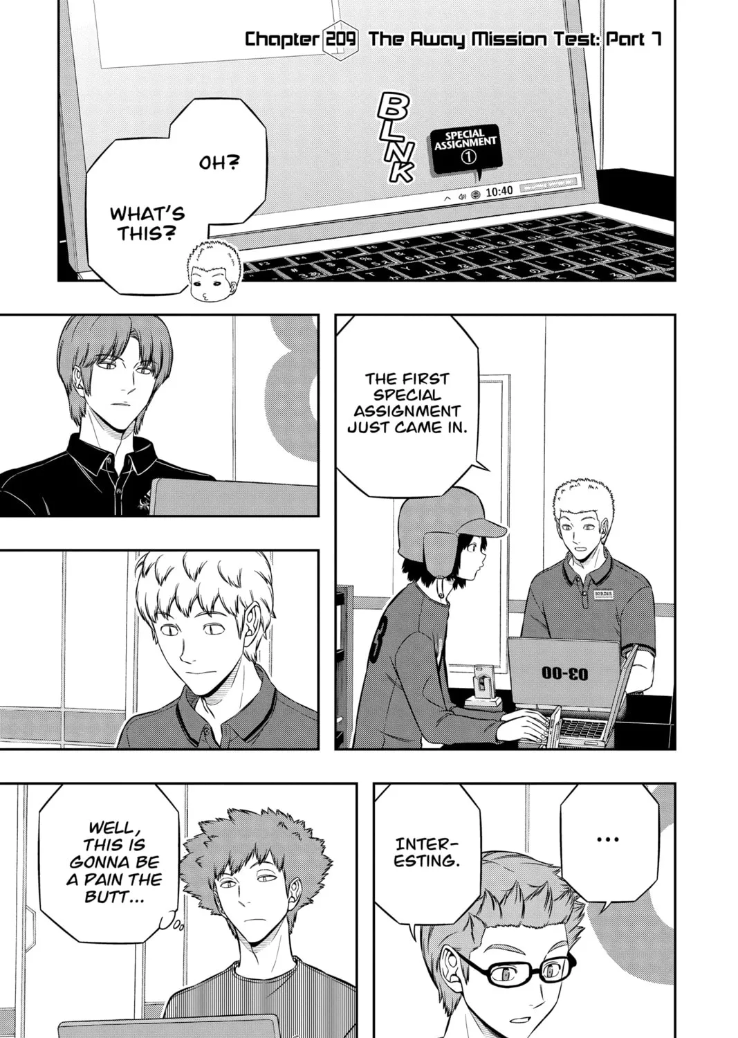 World Trigger Chapter 209 page 1 - 
