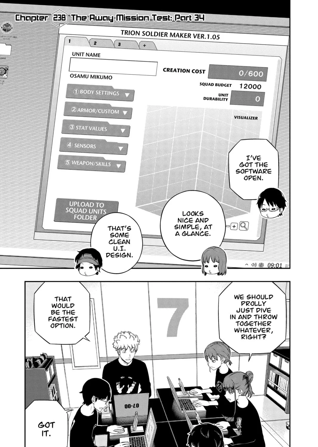 World Trigger Chapter 238 page 1 - 