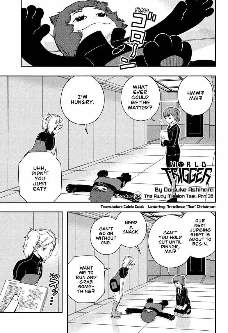 World Trigger Chapter 240 page 1 - 