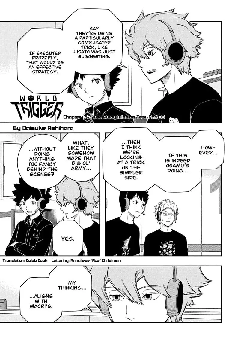 World Trigger Chapter 242 page 1 - 