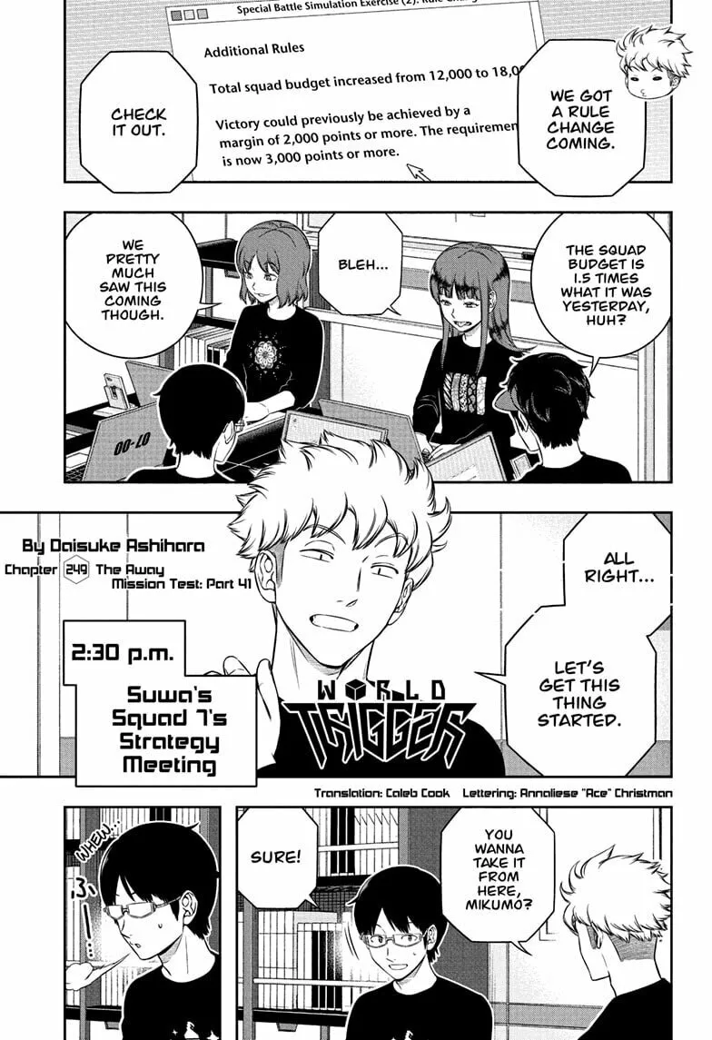 World Trigger Chapter 249 page 1 - 