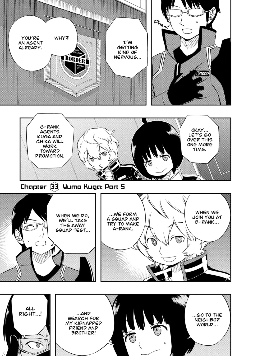 World Trigger Chapter 33 page 1 - 