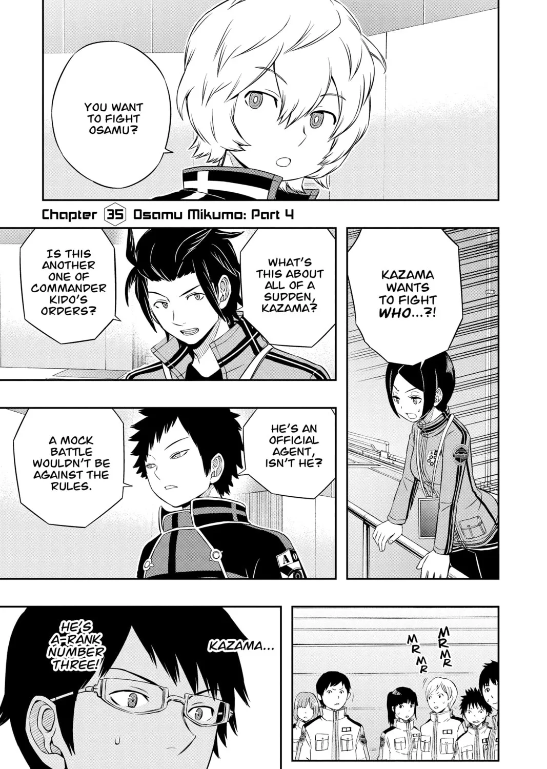 World Trigger Chapter 35 page 1 - 