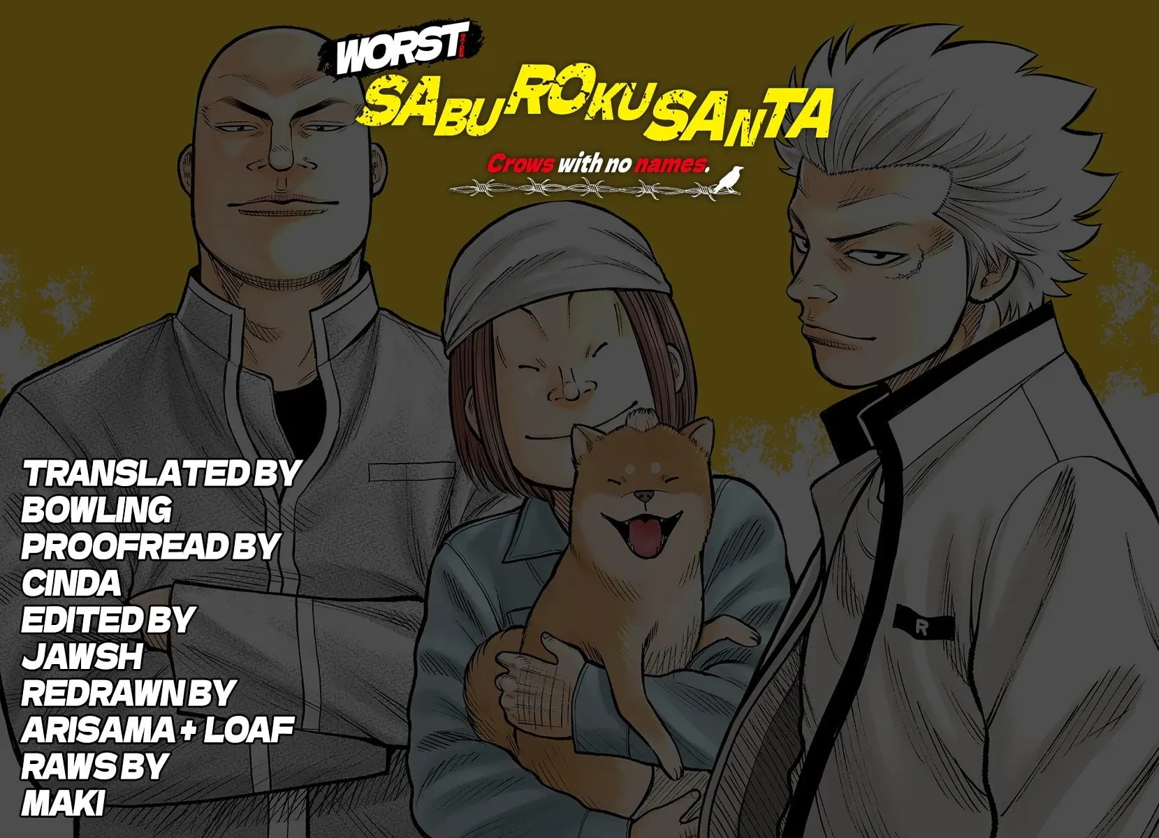 Worst Gaiden: Saburock Santa - Na mo Naki Karasu-tachi Chapter 1 page 1 - 