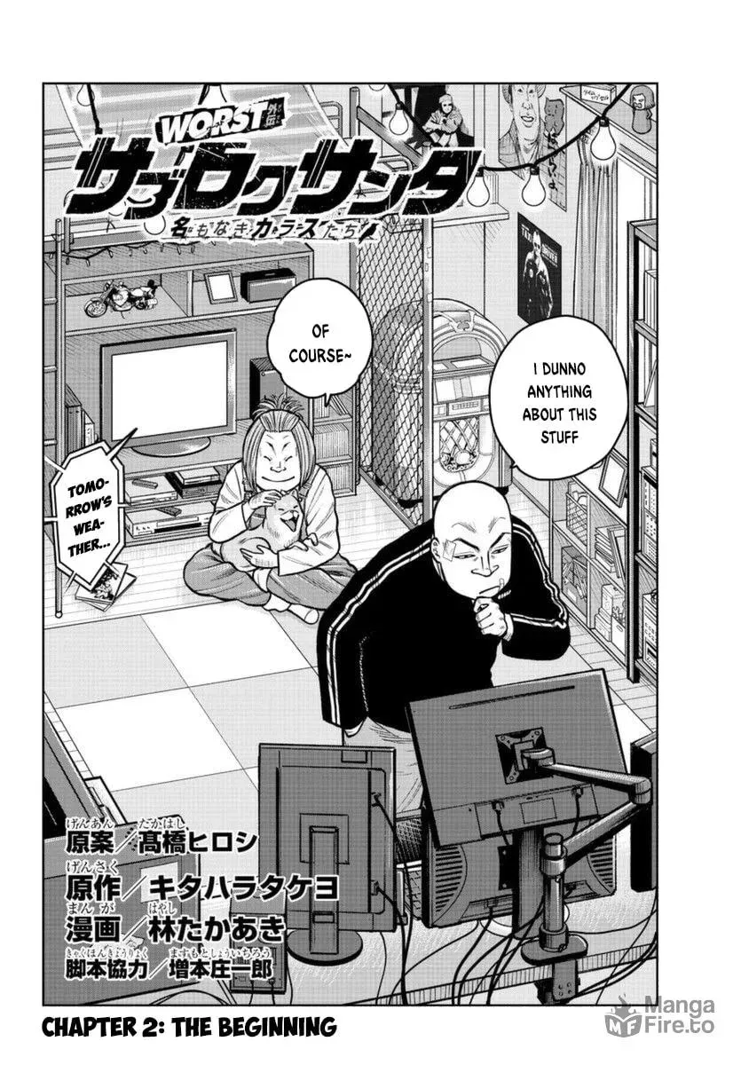 Worst Gaiden: Saburock Santa - Na mo Naki Karasu-tachi Chapter 2 page 4 - 
