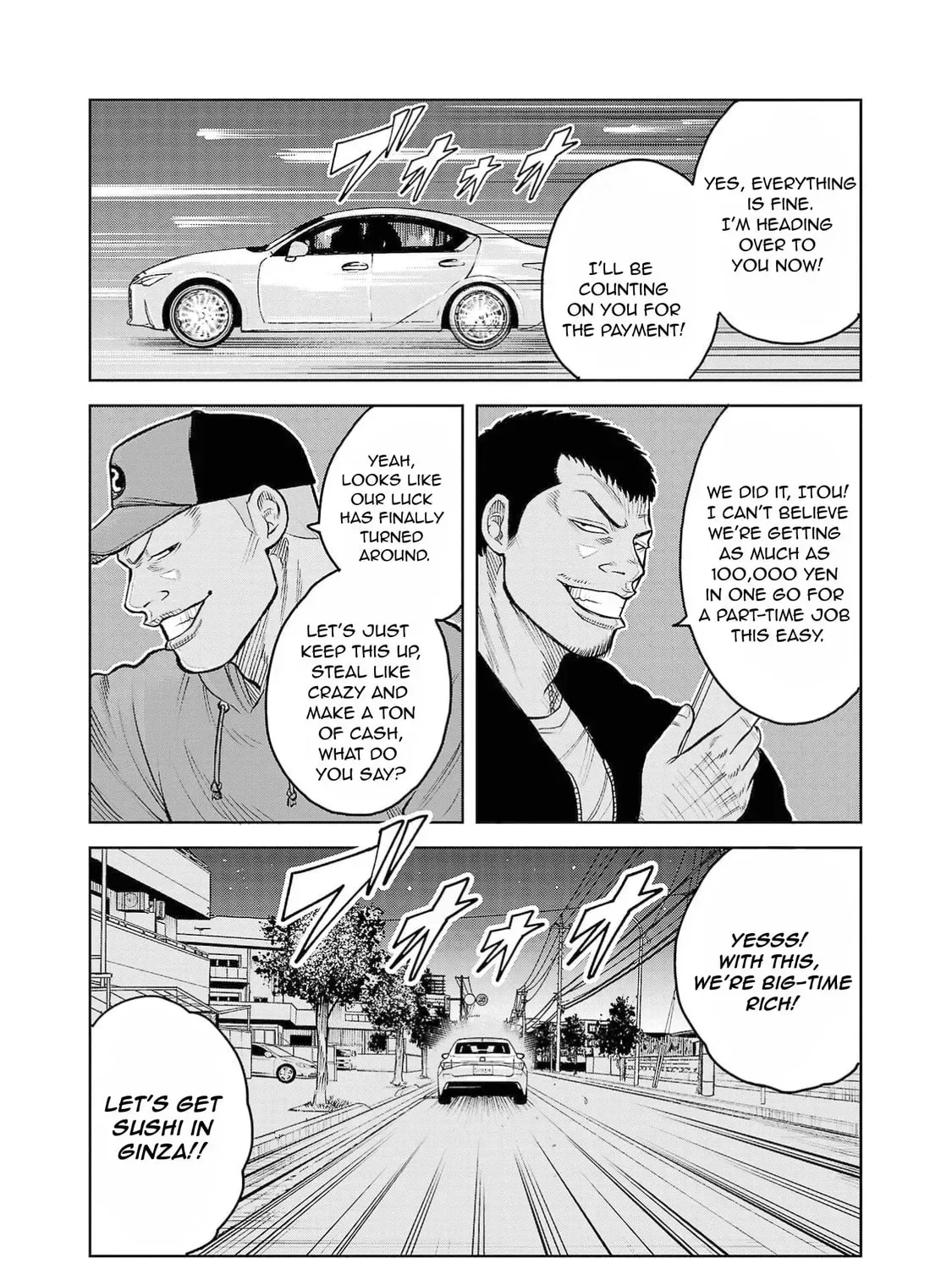 Worst Gaiden: Saburock Santa - Na mo Naki Karasu-tachi Chapter 3 page 38 - 