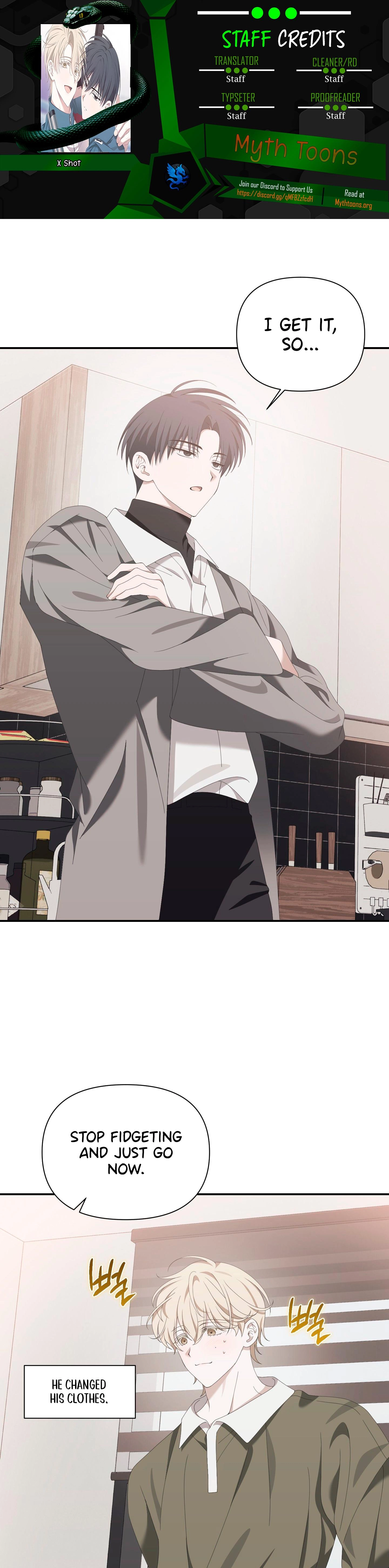 X Shot Chapter 9 page 1 - 