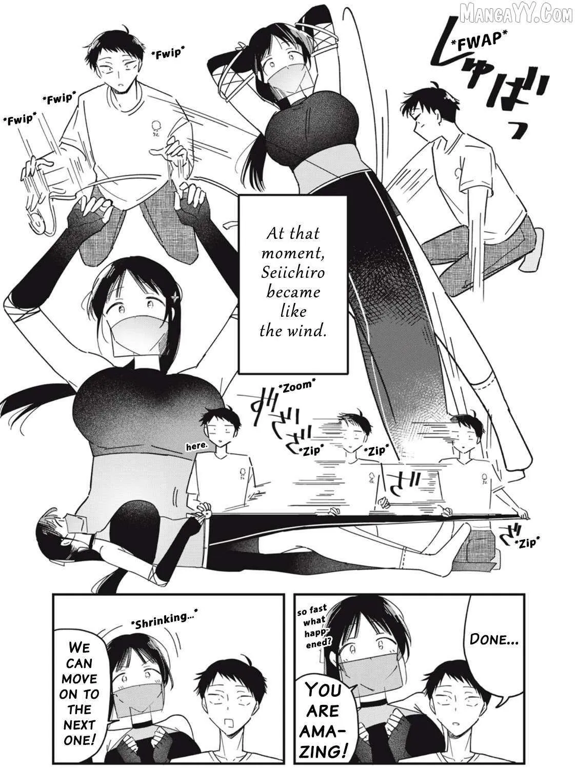 Yachiru-san grows when praised Chapter 10.1 page 37 - 