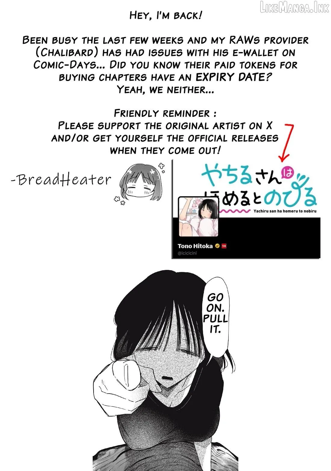 Yachiru-san grows when praised Chapter 16.1 page 25 - 