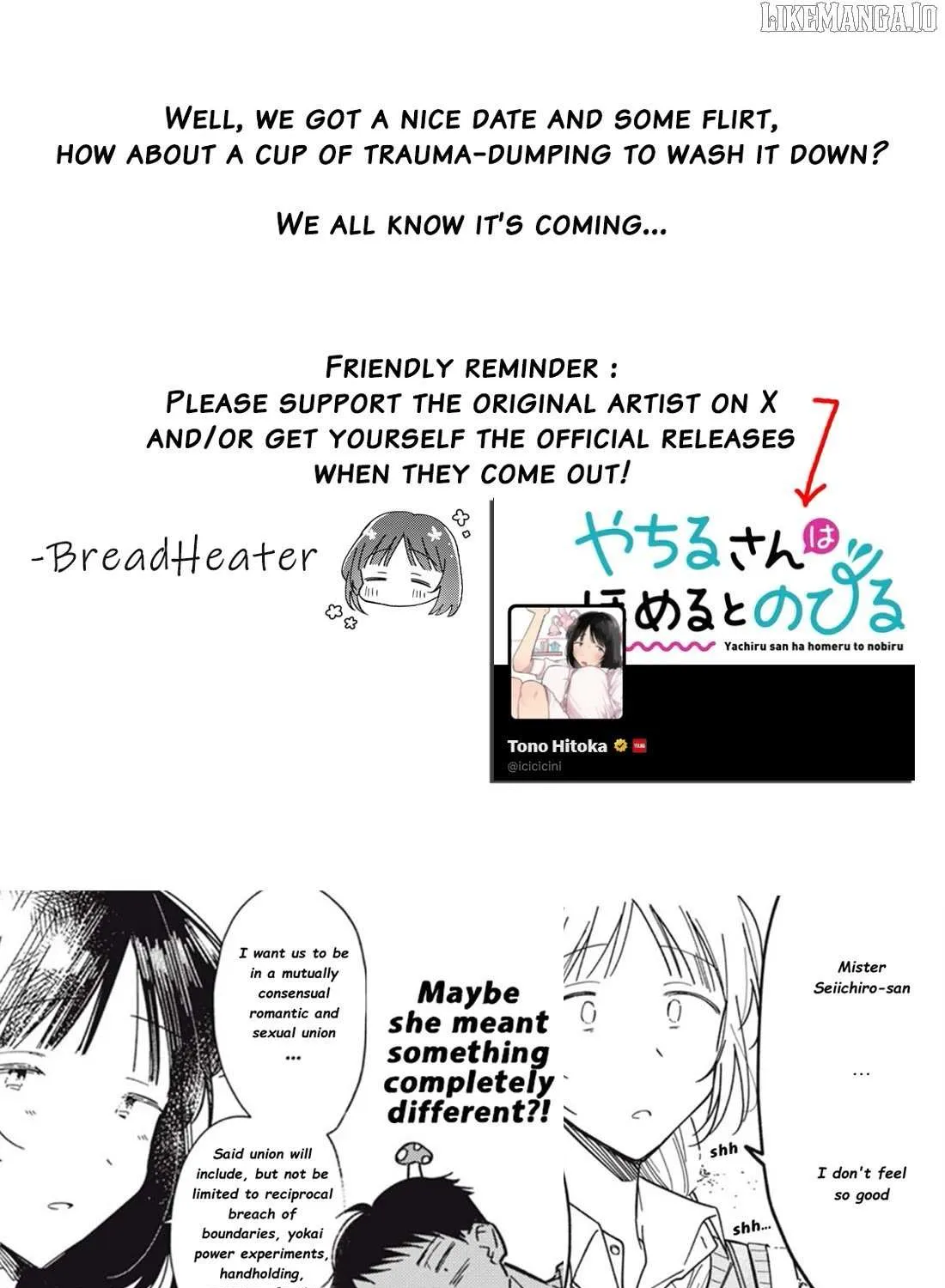 Yachiru-san grows when praised Chapter 8.1 page 56 - 
