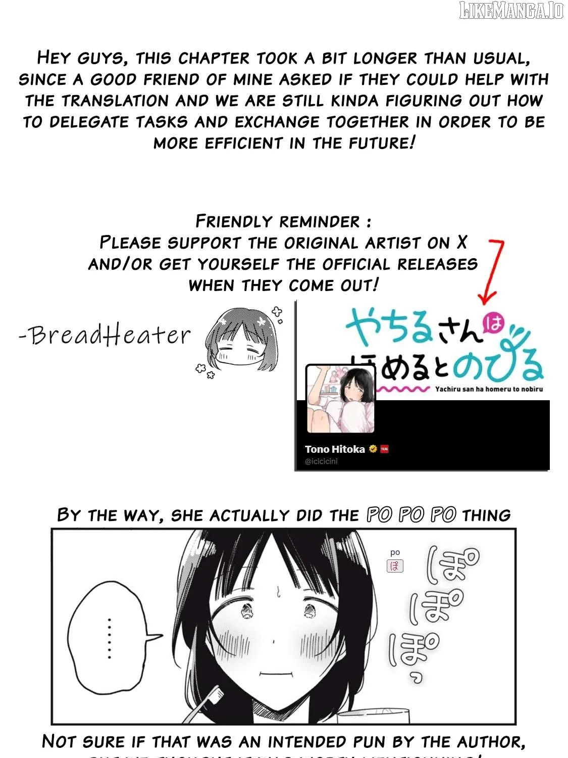 Yachiru-san grows when praised Chapter 9.1 page 43 - 