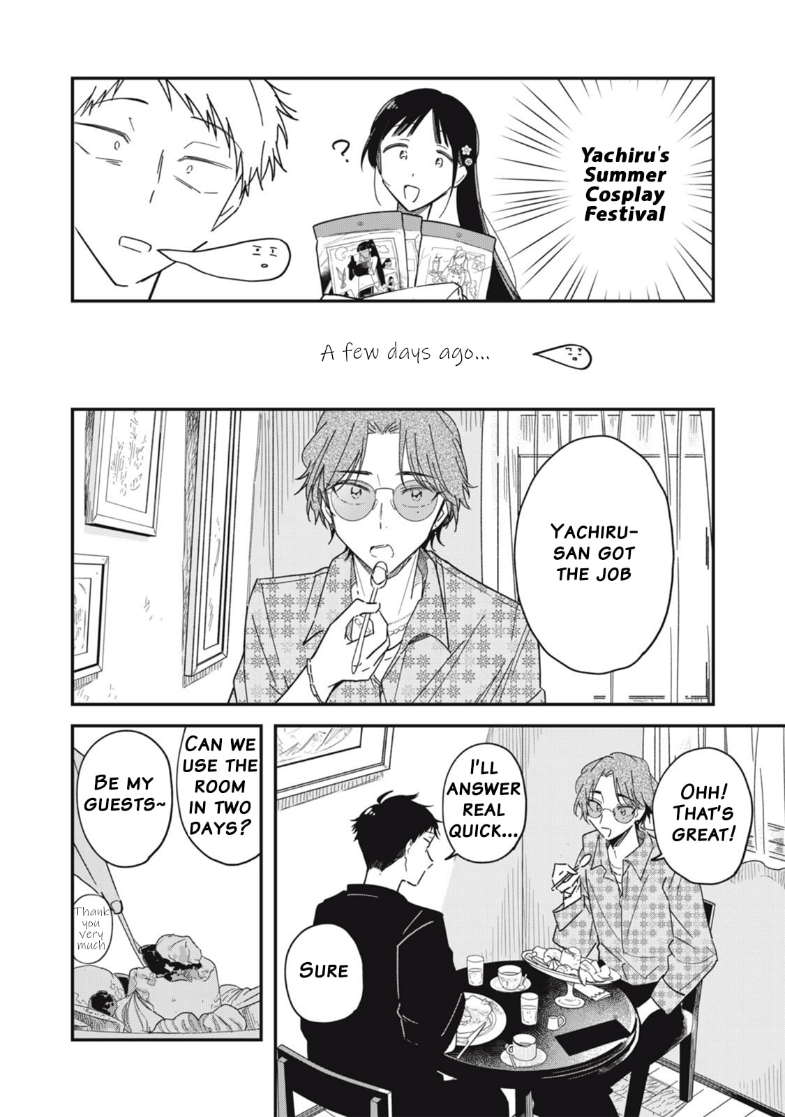 Yachiru-san wa Homeru to Nobiru Chapter 10.1 page 2 - 