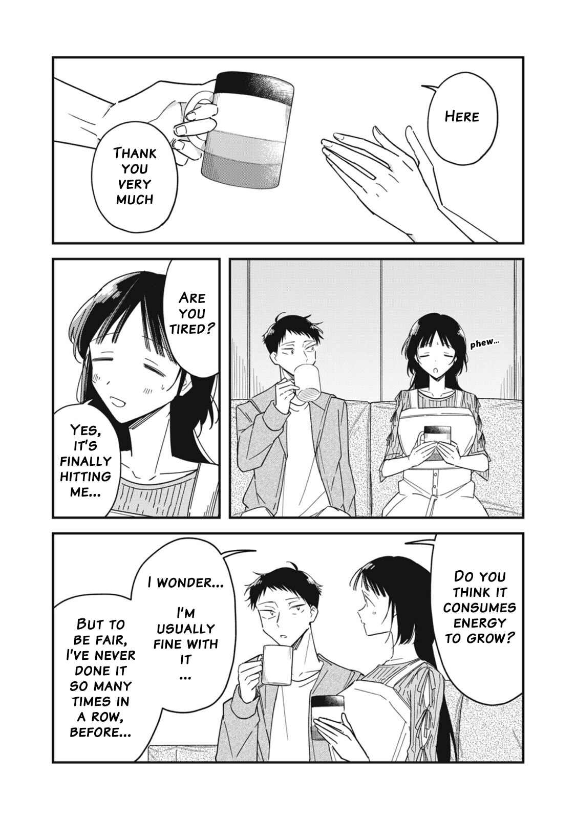 Yachiru-san wa Homeru to Nobiru Chapter 11.1 page 3 - 