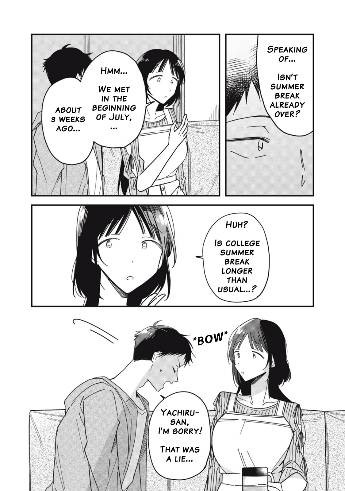 Yachiru-san wa Homeru to Nobiru Chapter 11.1 page 5 - 