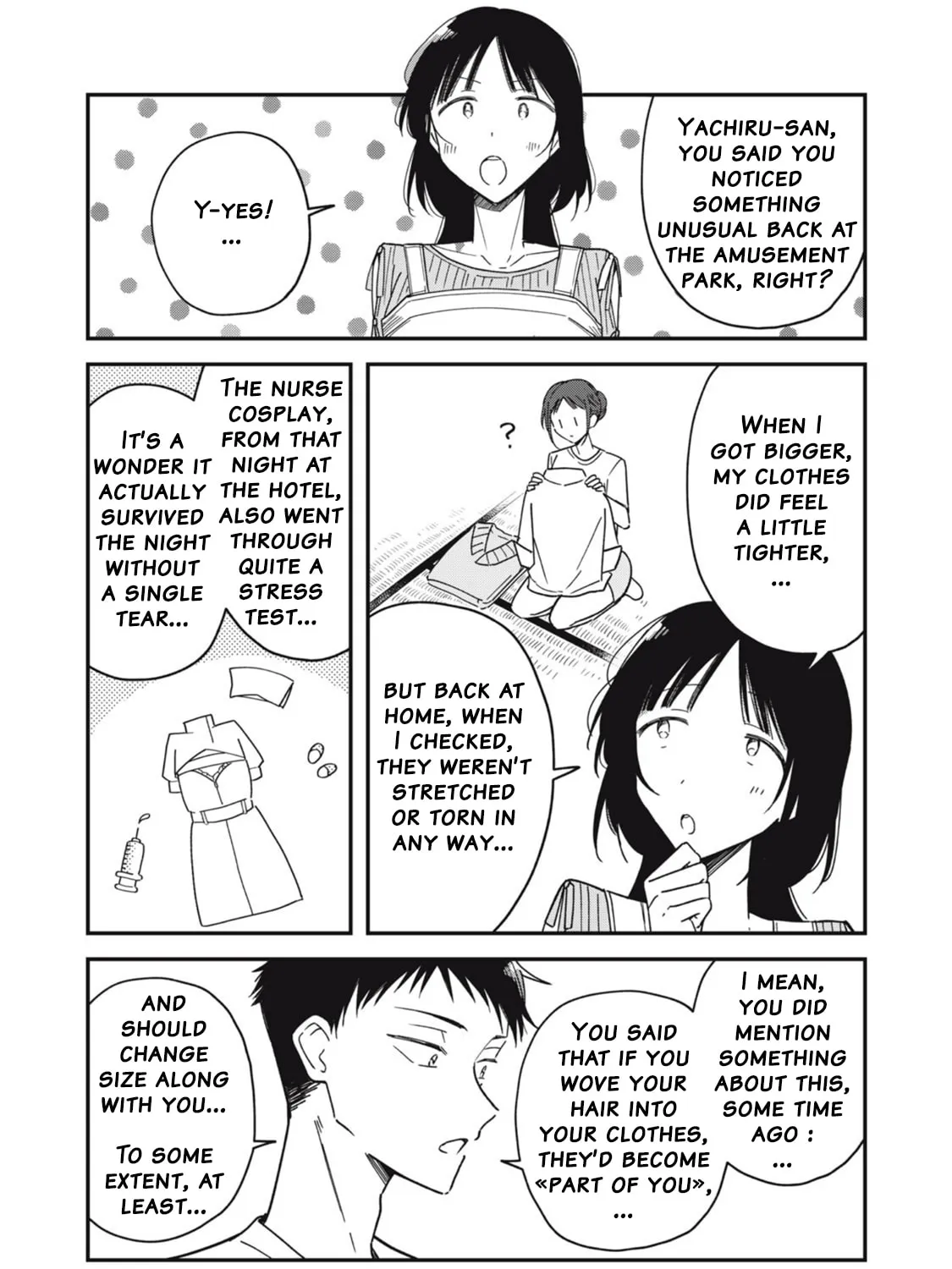 Yachiru-san wa Homeru to Nobiru Chapter 9.2 page 1 - 