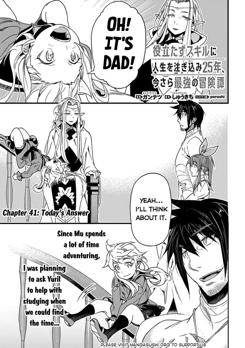 Yakudatazu Skill ni Jinsei o Sosogikomi 25-nen, Imasara Saikyou no Boukentan Midori Kashi no Akira Chapter 41 page 2 - 