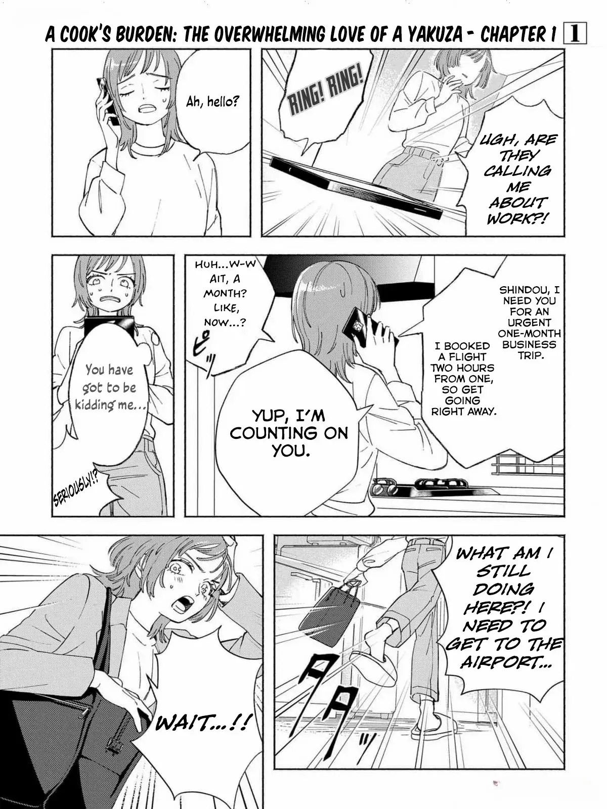 Yakuza love is too heavy for a girl who cooks rice Chapter 1 page 7 - 