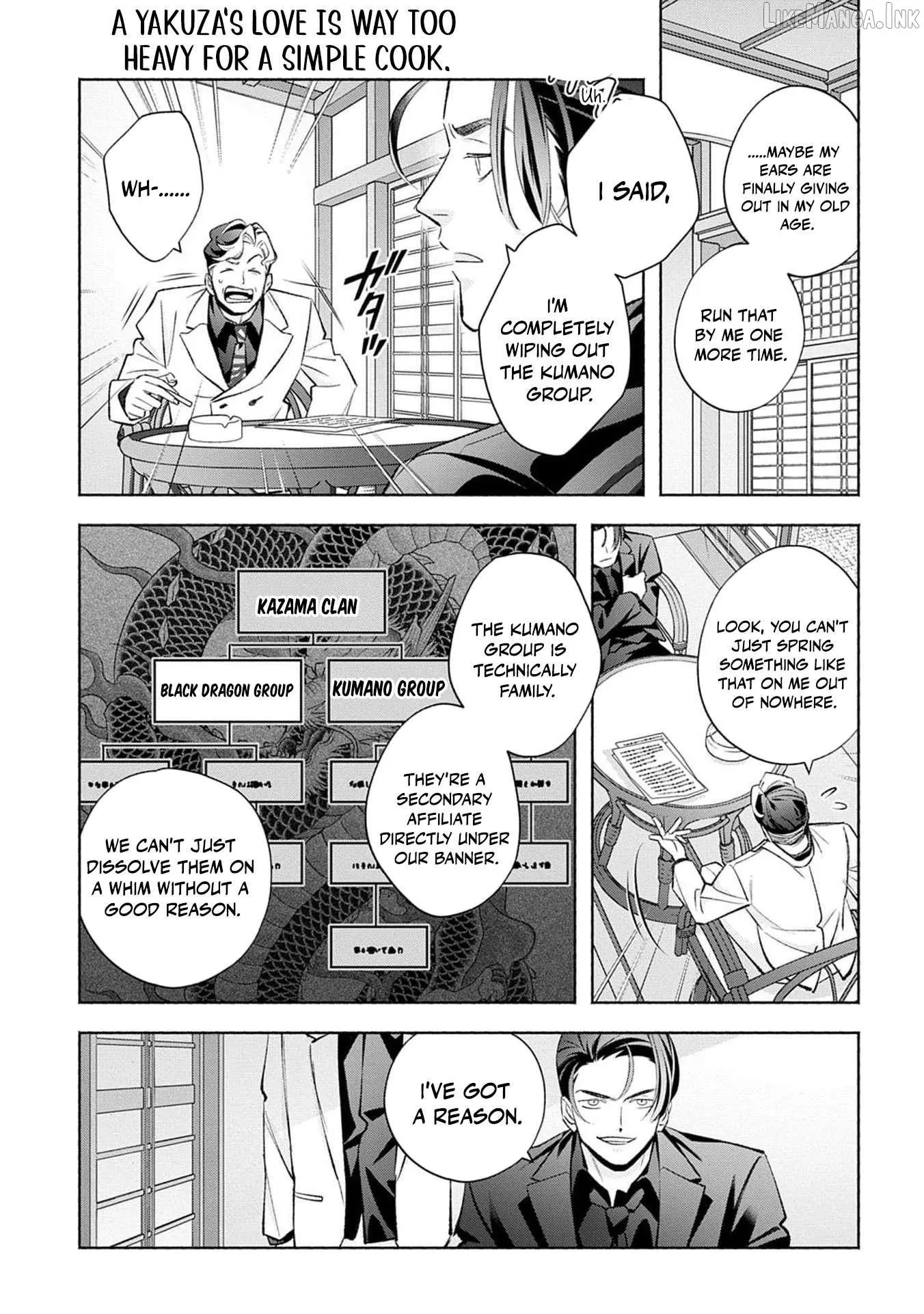 Yakuza love is too heavy for a girl who cooks rice Chapter 14 page 18 - 