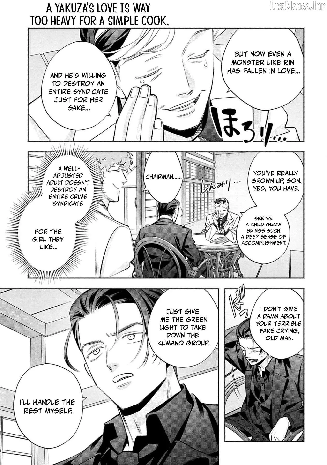 Yakuza love is too heavy for a girl who cooks rice Chapter 14 page 24 - 