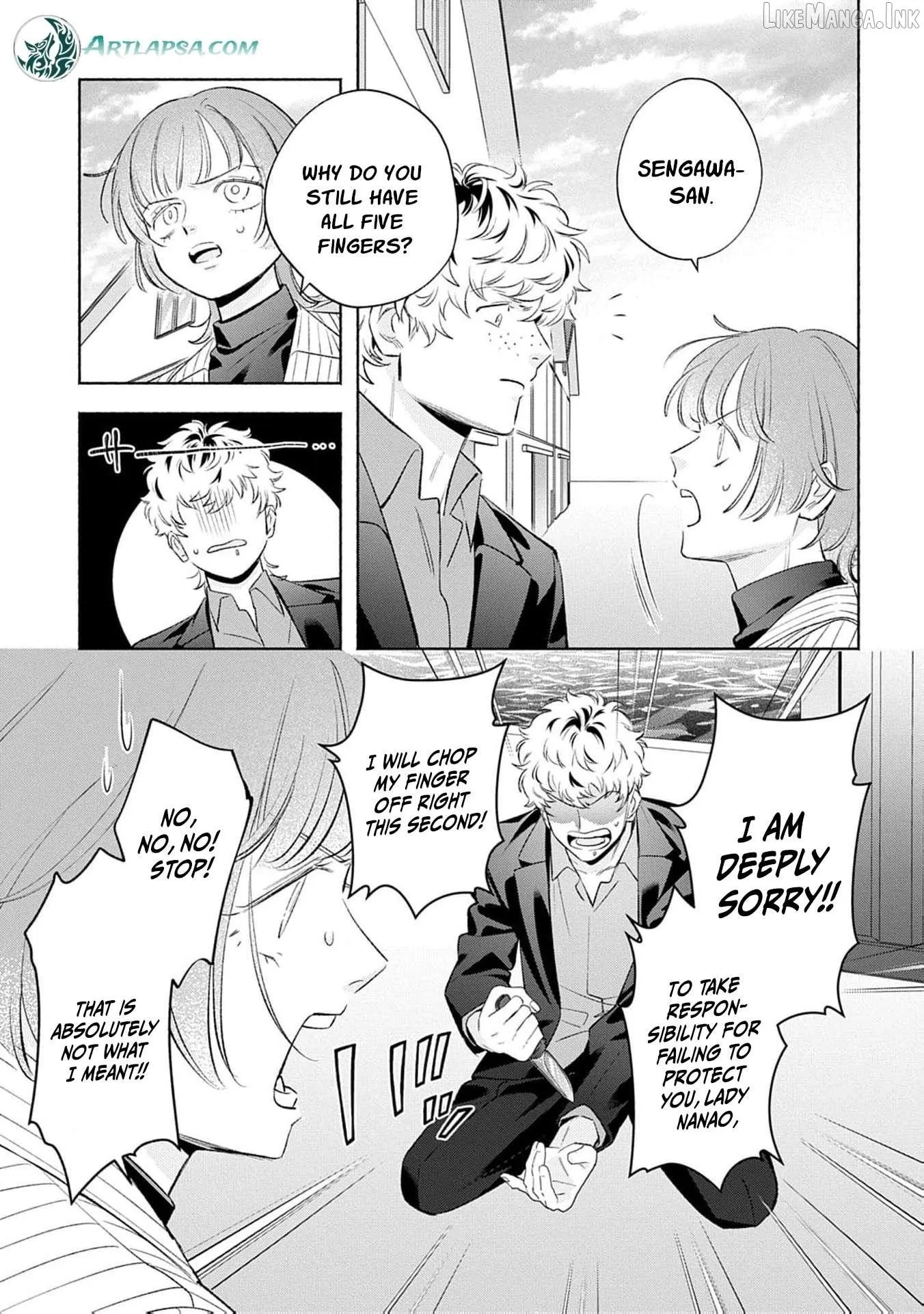 Yakuza love is too heavy for a girl who cooks rice Chapter 15 page 27 - 