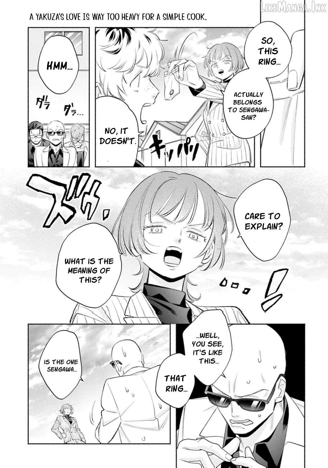 Yakuza love is too heavy for a girl who cooks rice Chapter 15 page 31 - 