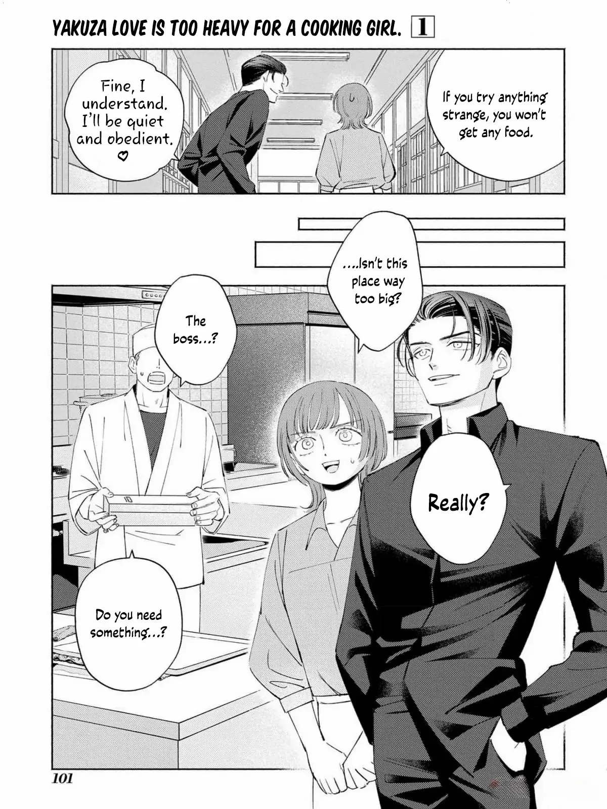 Yakuza love is too heavy for a girl who cooks rice Chapter 3 page 19 - 