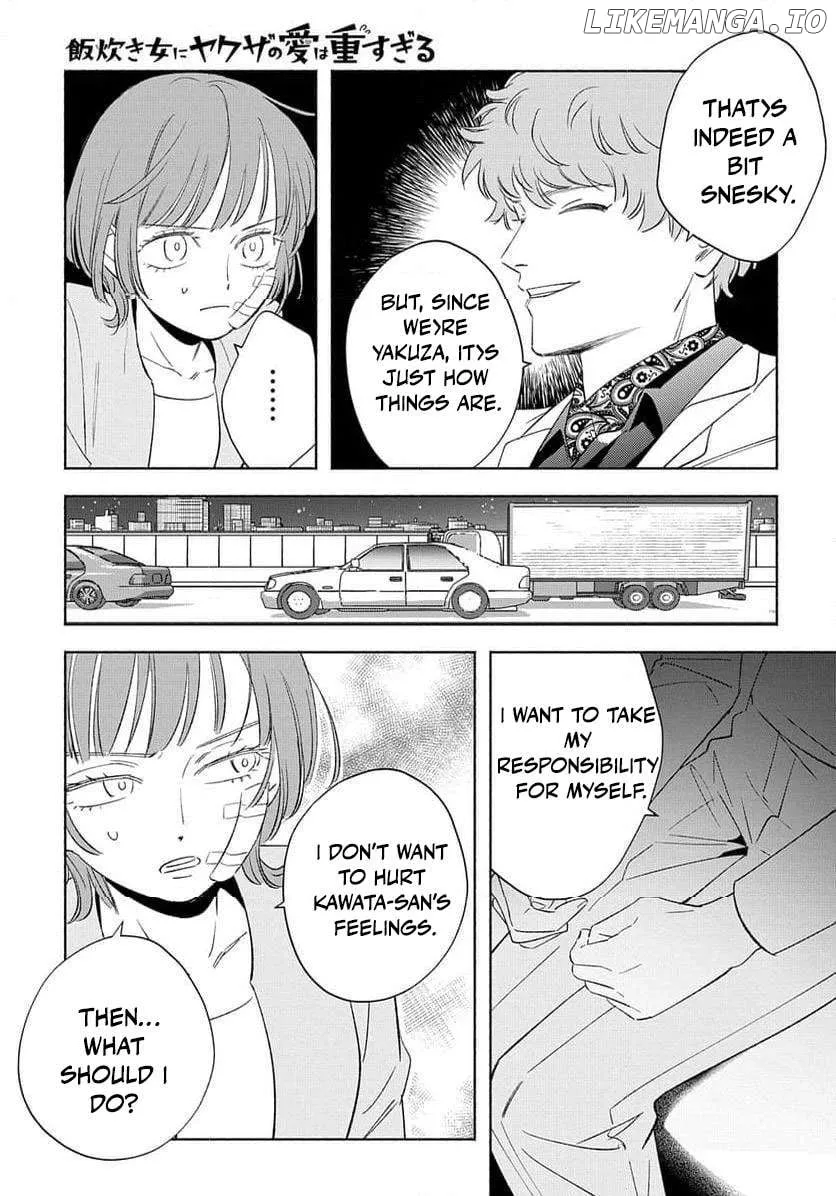Yakuza love is too heavy for a girl who cooks rice Chapter 6 page 28 - 