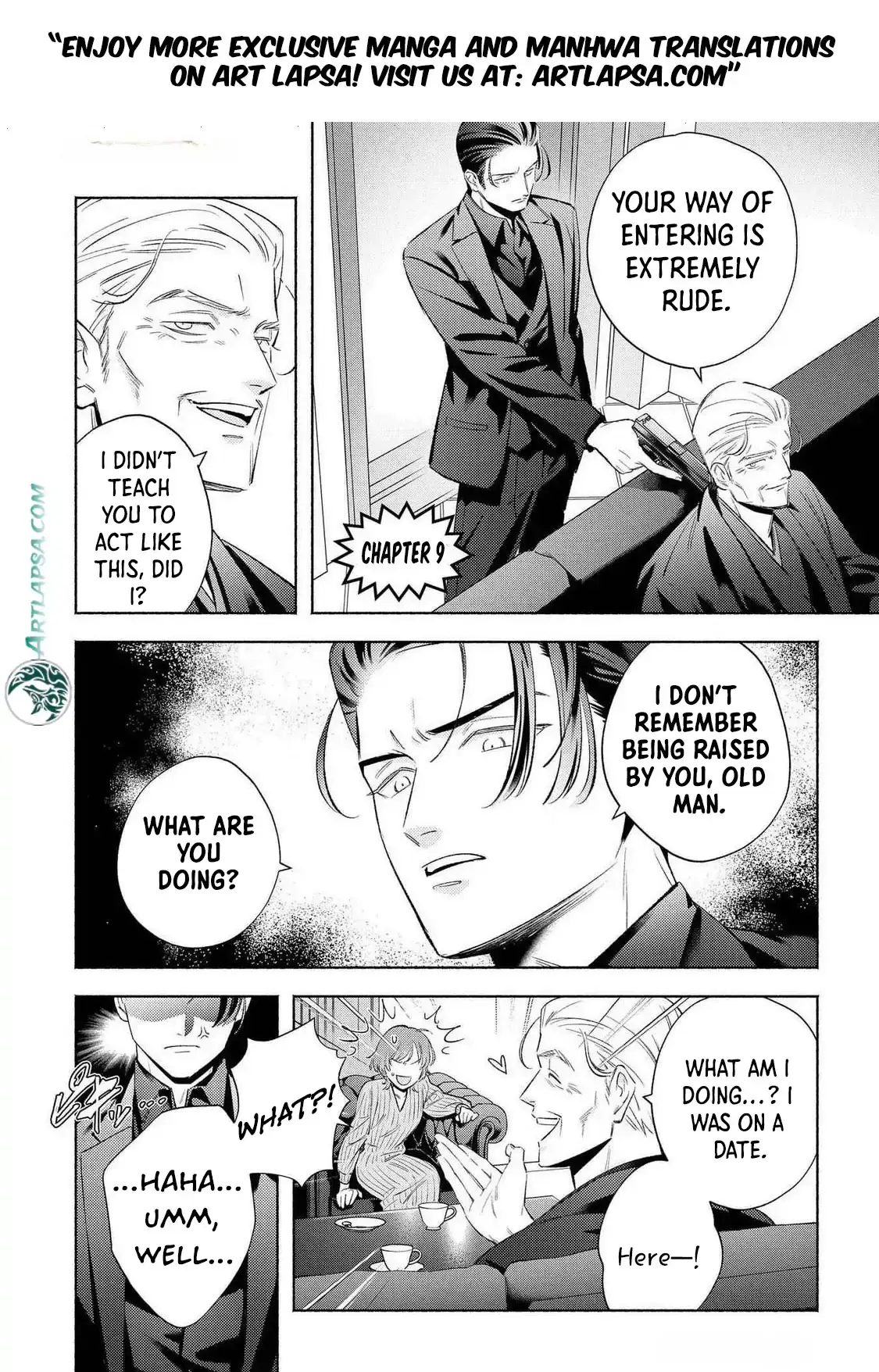 Yakuza love is too heavy for a girl who cooks rice Chapter 9 page 1 - 