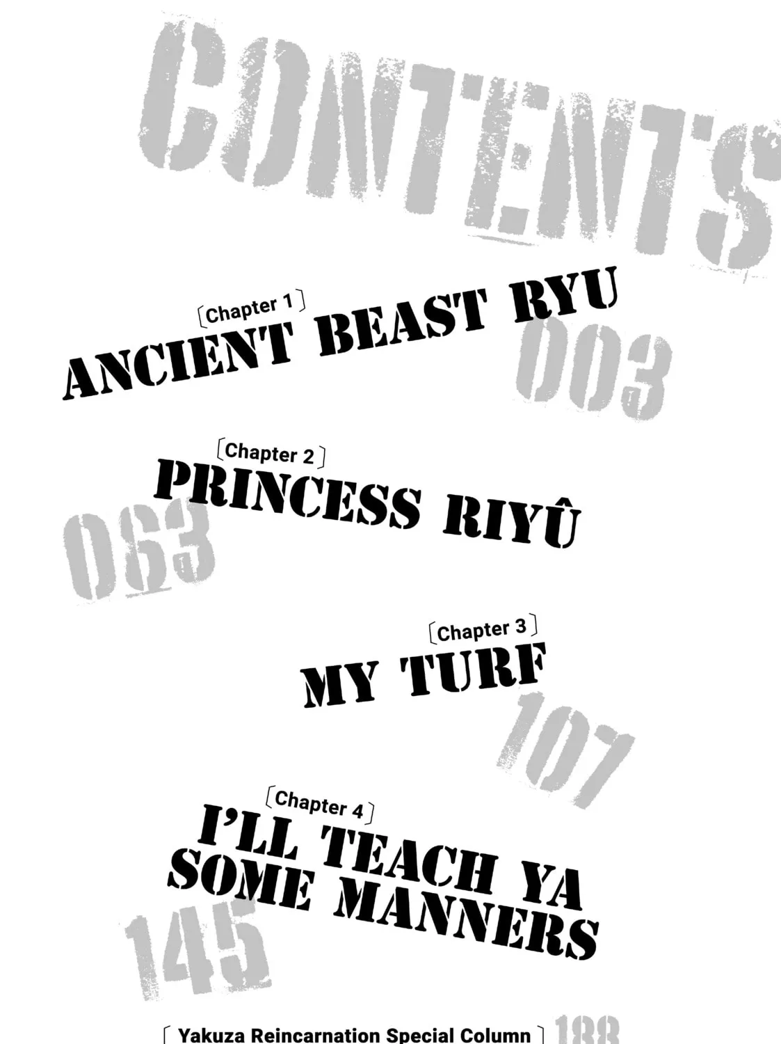 Yakuza Reincarnation Chapter 1 page 1 - 