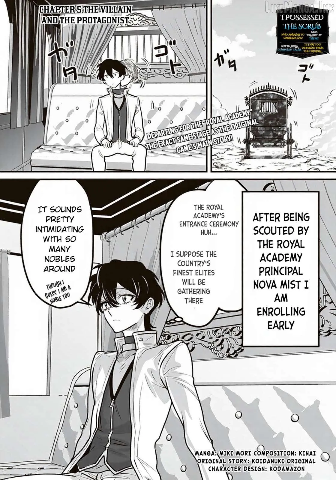 Yami Kakusei Shite Shujinkou ni Bokosareru Kamase Inu ni Hyoui Shita ga Gensaku to Chigaisugite Tomadotteru Chapter 5 page 2 - 