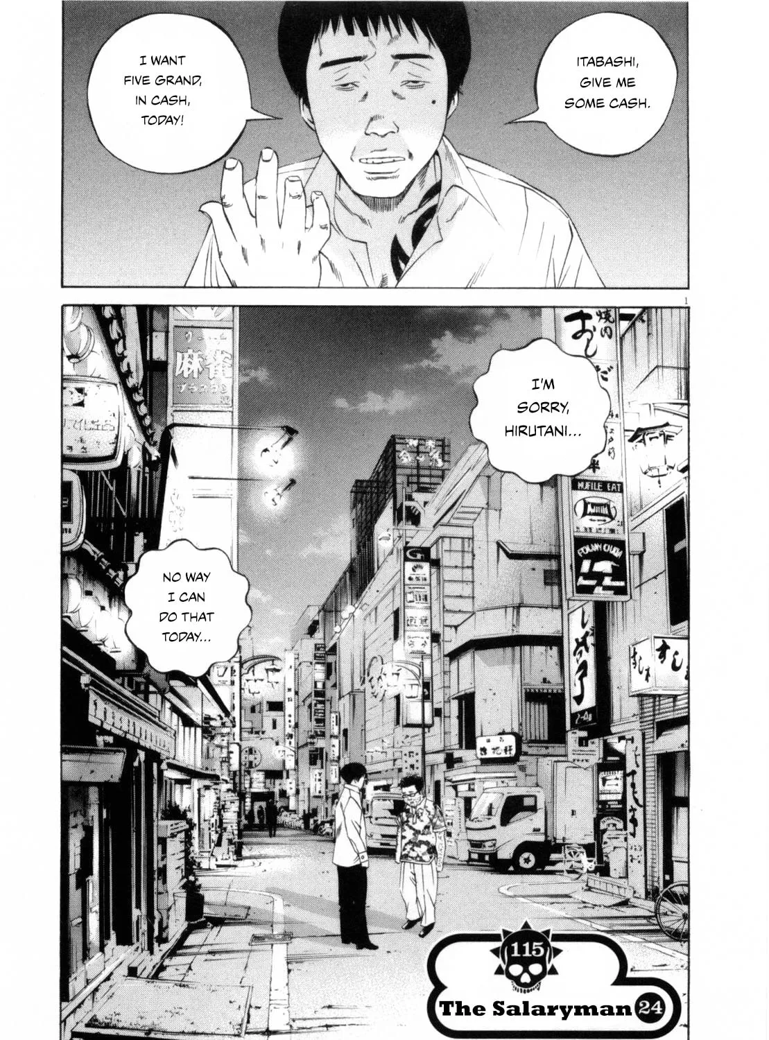 Yamikin Ushijima-kun Chapter 115 page 1 - 