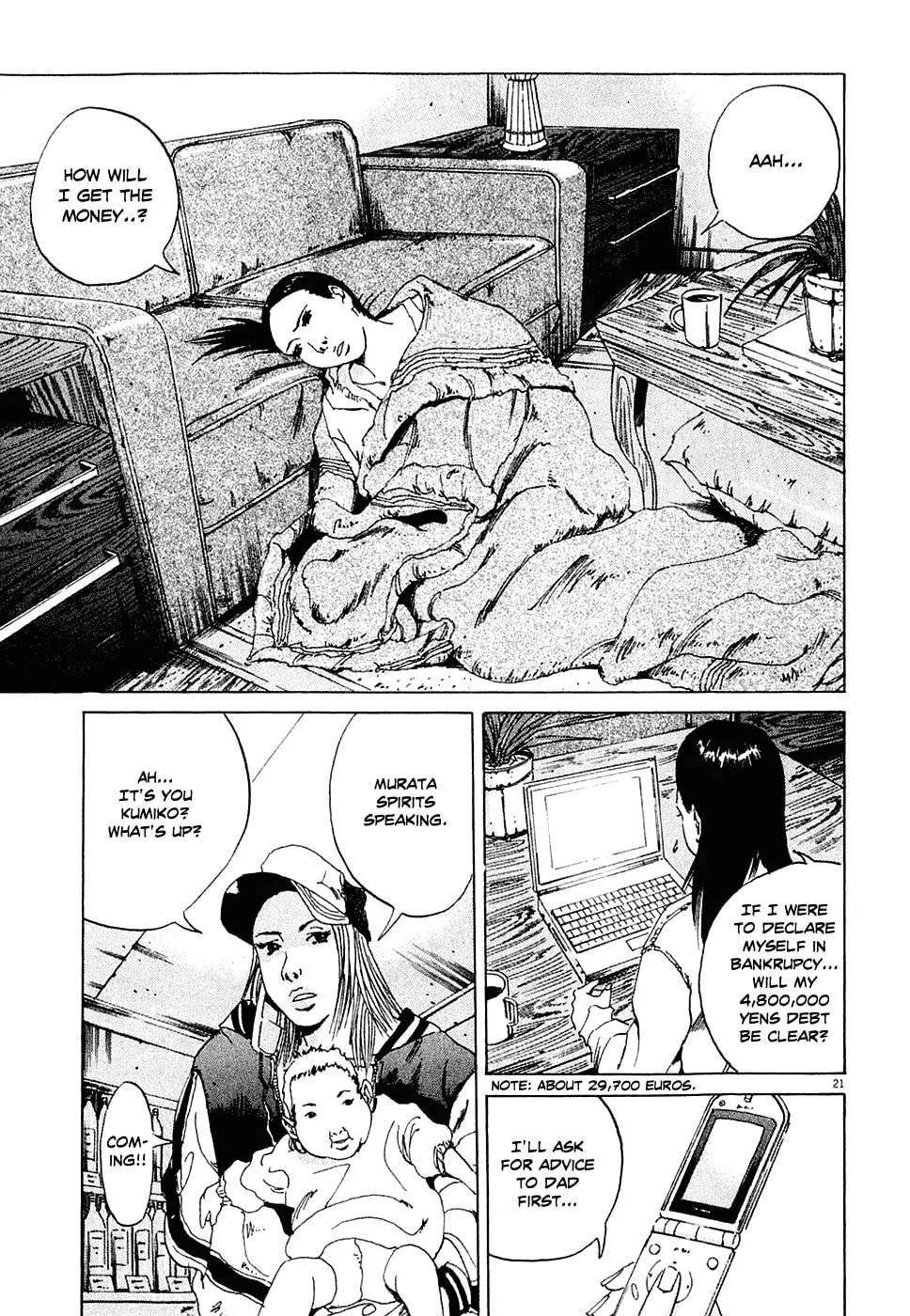 Yamikin Ushijima-kun Chapter 3 page 21 - 