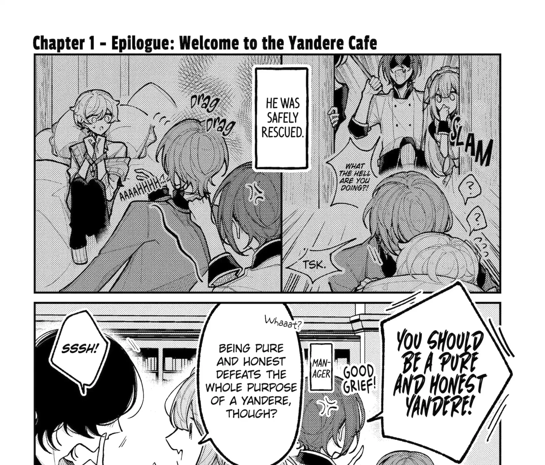 Yandere Cafe e Youkoso Chapter 1.1 page 1 - 