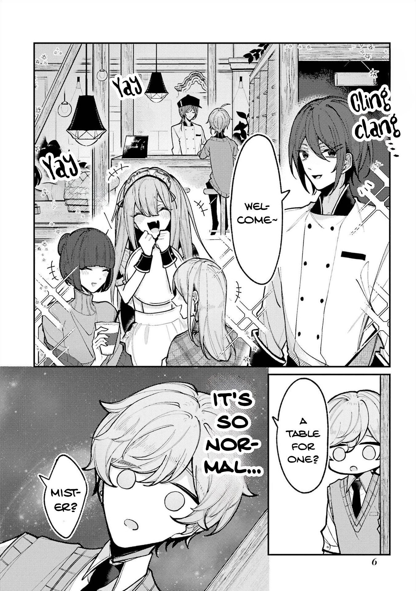 Yandere Cafe e Youkoso Chapter 1 page 6 - 
