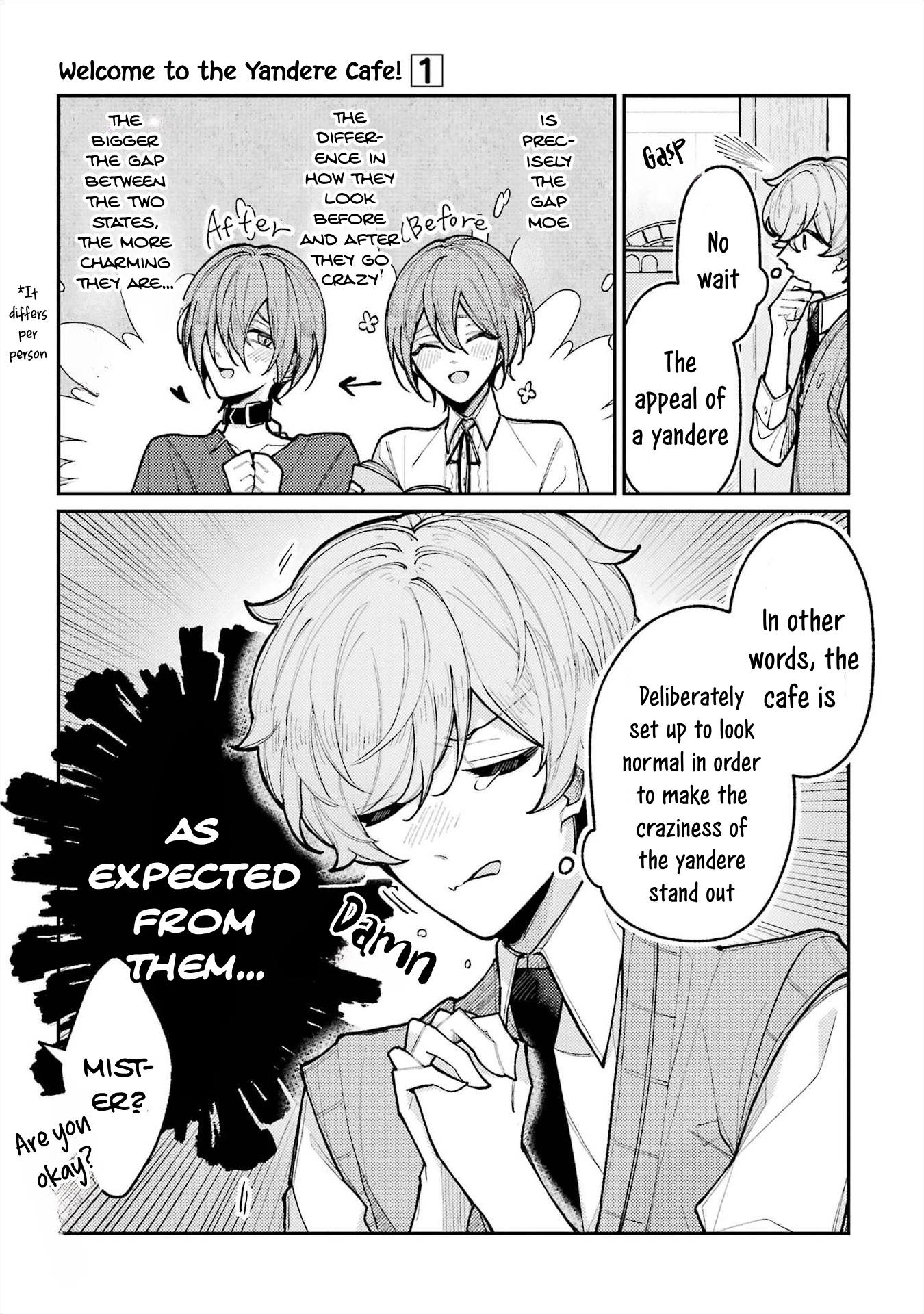 Yandere Cafe e Youkoso Chapter 1 page 7 - 