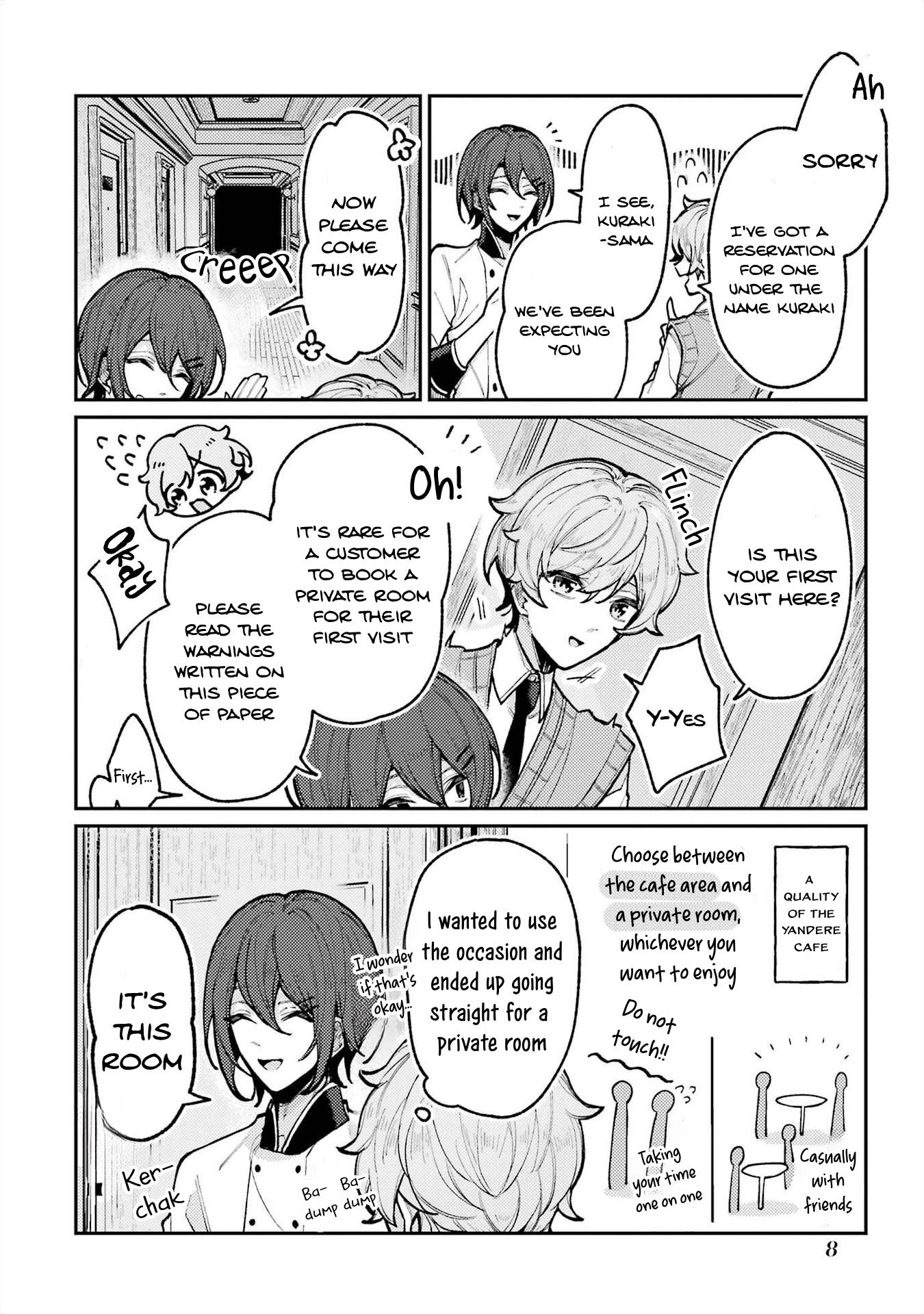 Yandere Cafe e Youkoso Chapter 1 page 8 - 
