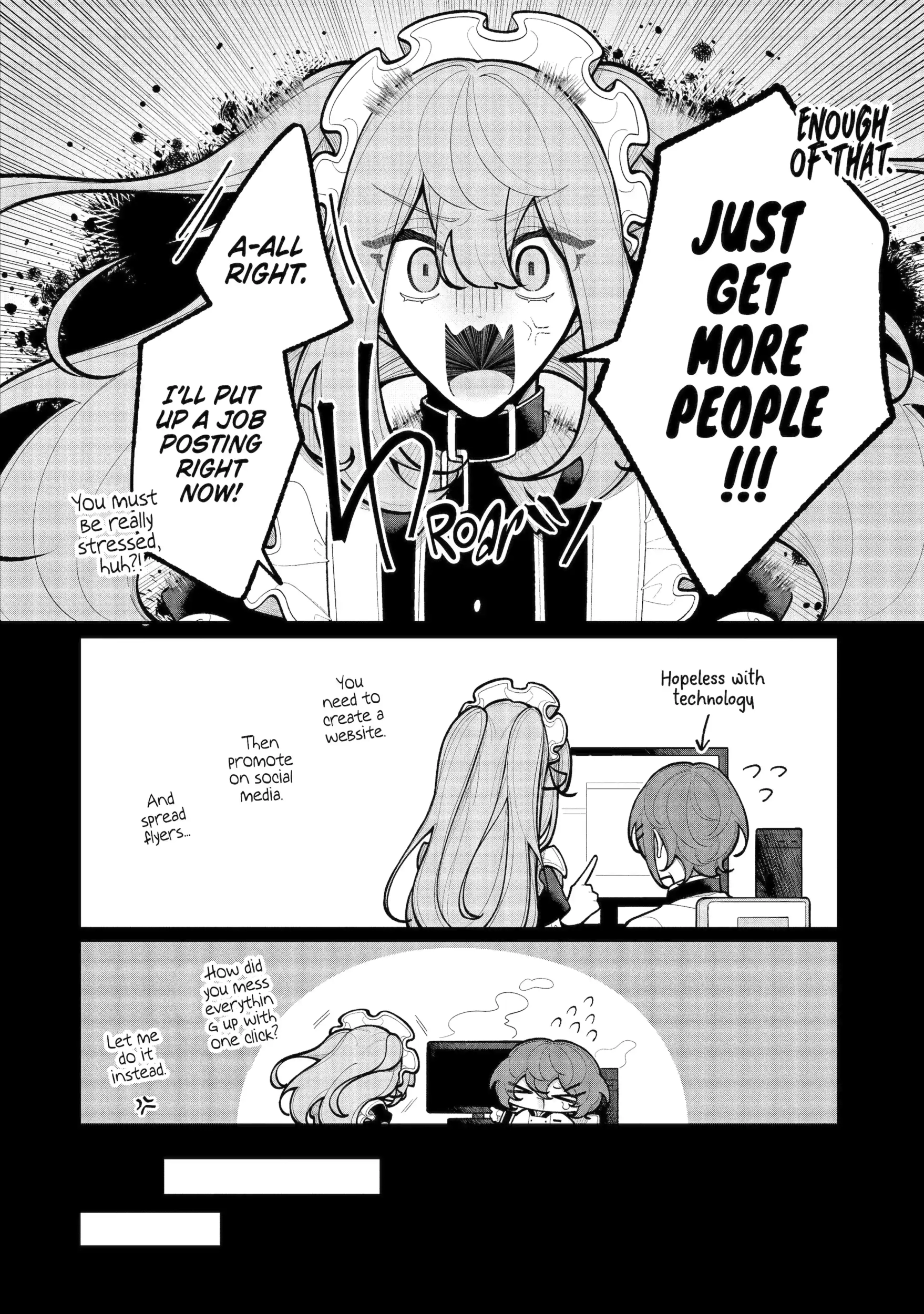 Yandere Cafe e Youkoso Chapter 8.1 page 9 - 
