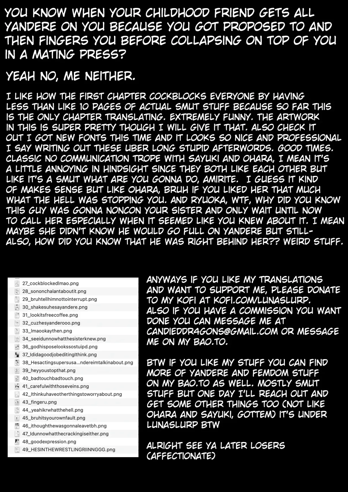 Yandere Killing!! ~When I told my obsessive childhood friend, "I love you too," he shifted to the romantic comedy route~ Chapter 1 page 49 - 
