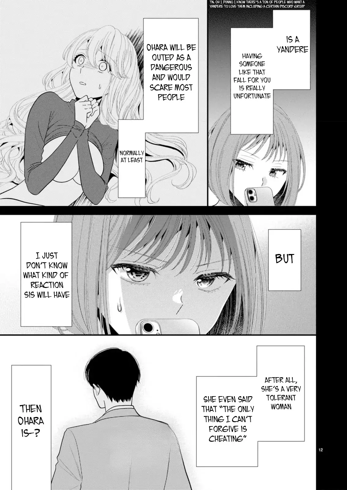 Yandere Killing!! ~When I told my obsessive childhood friend, "I love you too," he shifted to the romantic comedy route~ Chapter 2 page 12 - 