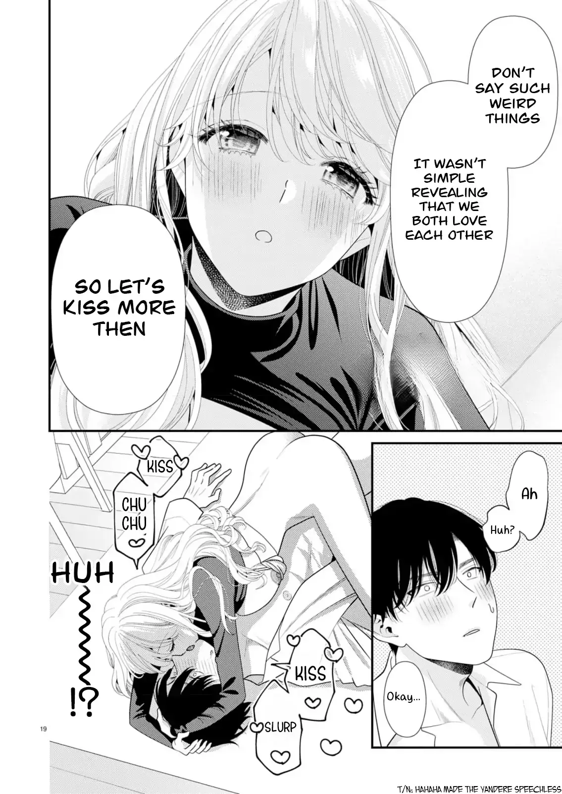Yandere Killing!! ~When I told my obsessive childhood friend, "I love you too," he shifted to the romantic comedy route~ Chapter 2 page 19 - 